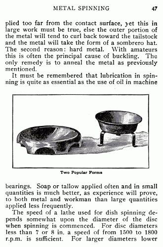 A Handbook of Metal Spinning: